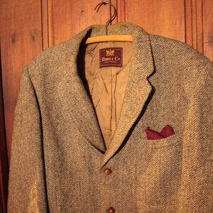 Vintage G.A. Dunn & Co. Harris Tweed 100% Scottish wool blazer